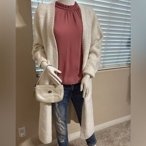 Heiress Beverly Hills Cozy Cream Cardigan